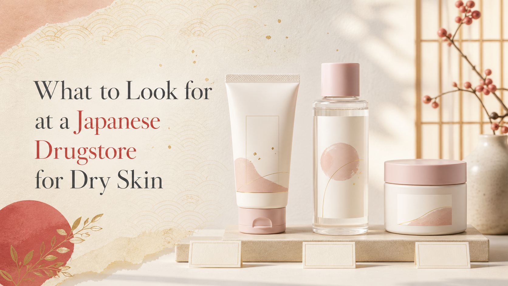 What to Look for at a Japanese Drugstore for Dry Skin